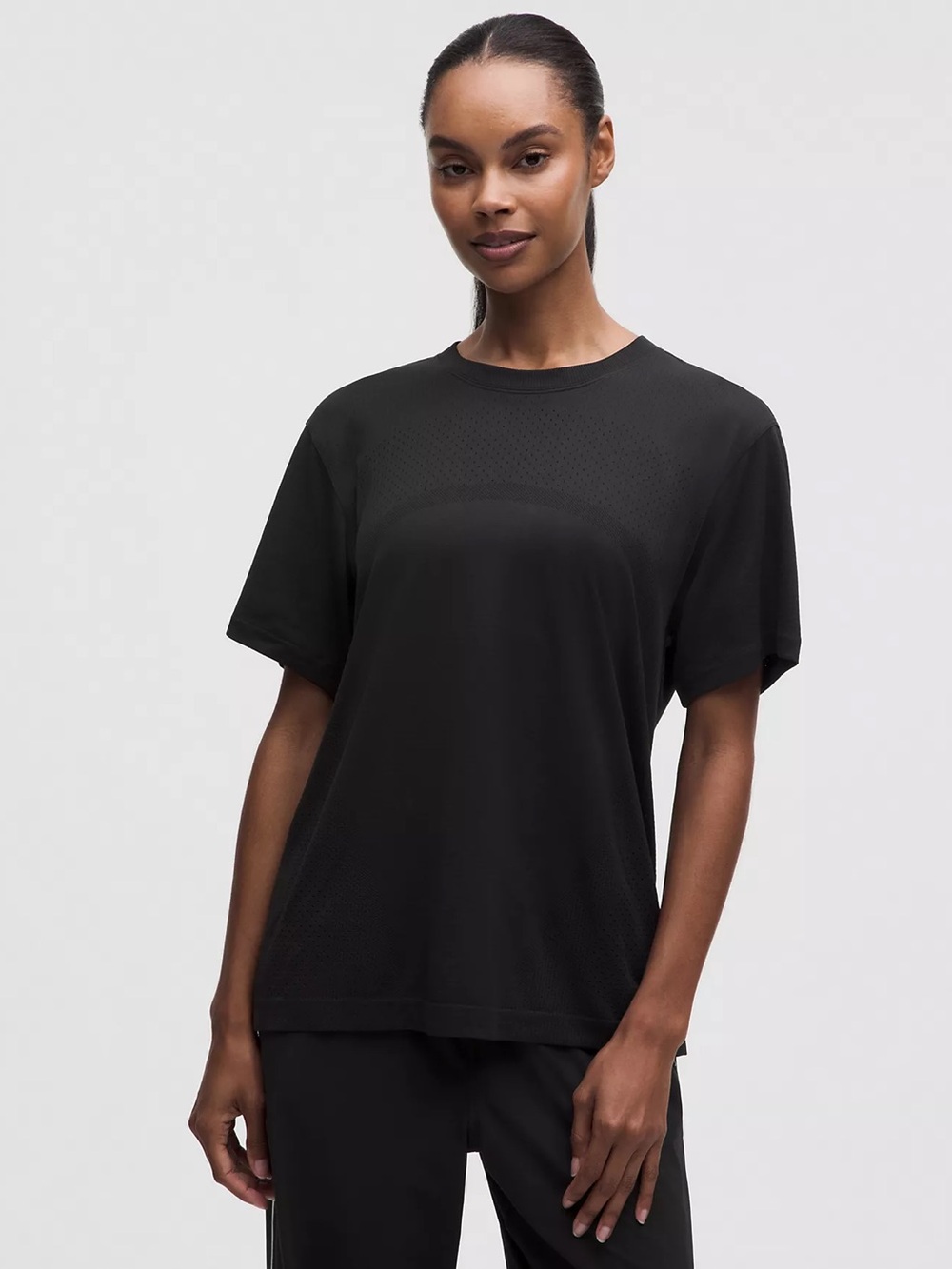 Swiftly Relaxed Short-Sleeve Shirt Hip Length